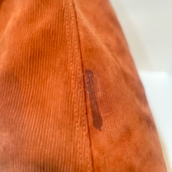 Madewell Transport tote “corduroy” suede burnt orange - Picture 7 of 16